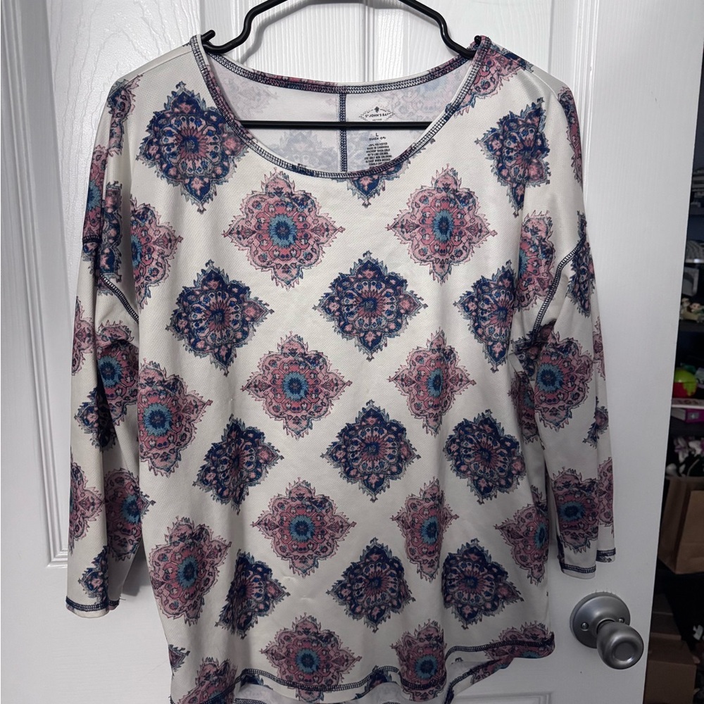 Floral Patterned Women's Top - Multicolor